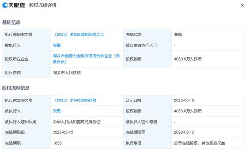 哪吒汽车前CEO张勇4050万元股权遭冻结，信息技术咨询服务引关注